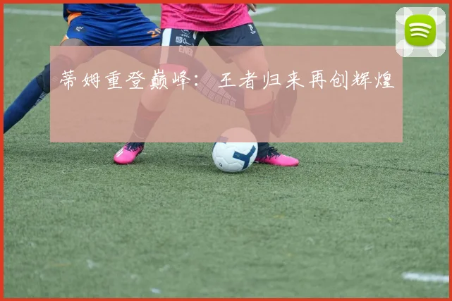 蒂姆重登巅峰：王者归来再创辉煌