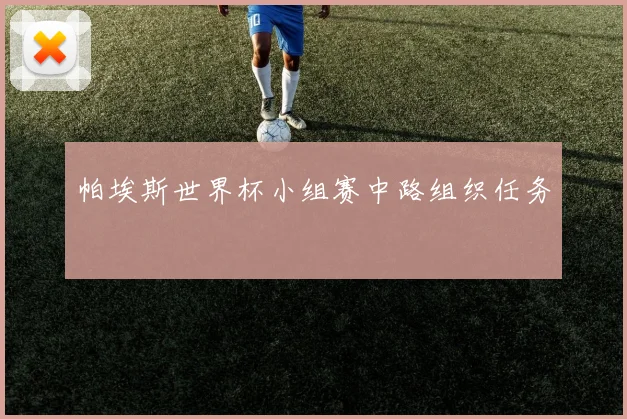 帕埃斯世界杯小组赛中路组织任务